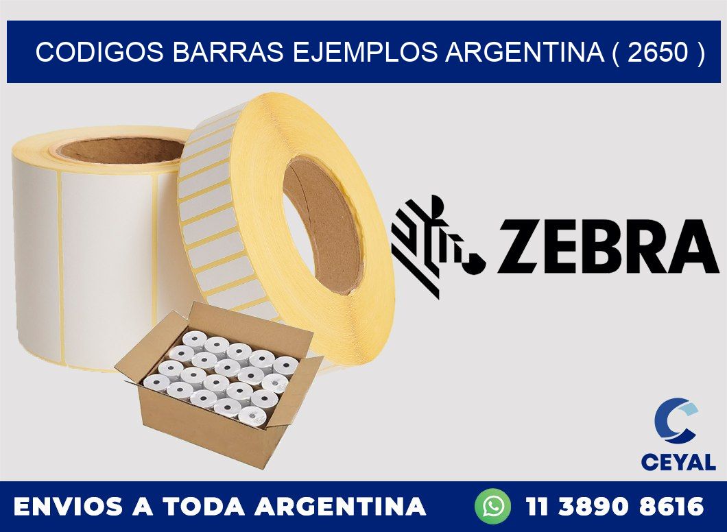 codigos barras ejemplos argentina ( 2650 )