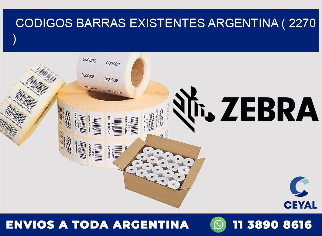 codigos barras existentes argentina ( 2270 )