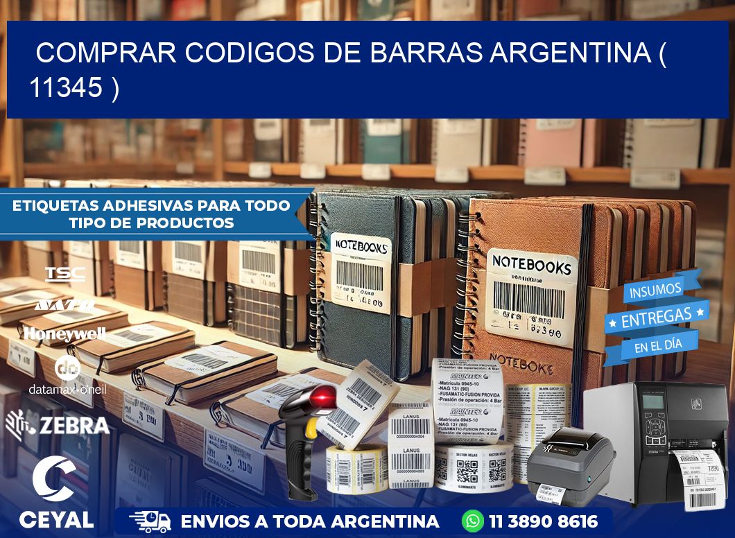 comprar codigos de barras argentina ( 11345 )