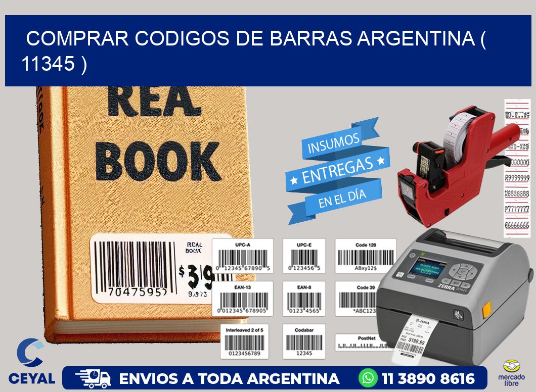 comprar codigos de barras argentina ( 11345 )