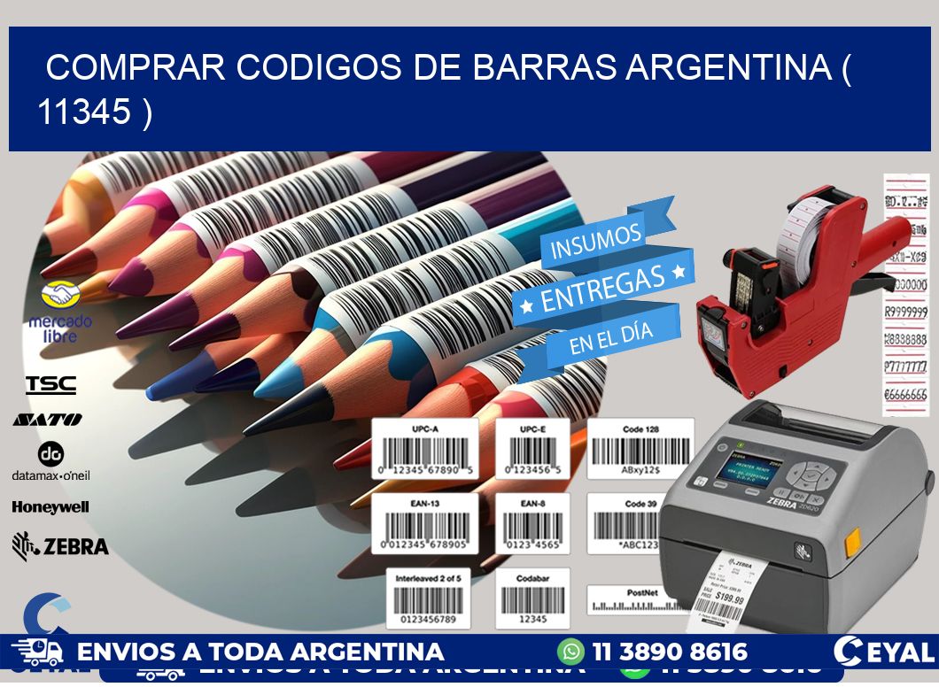 comprar codigos de barras argentina ( 11345 )