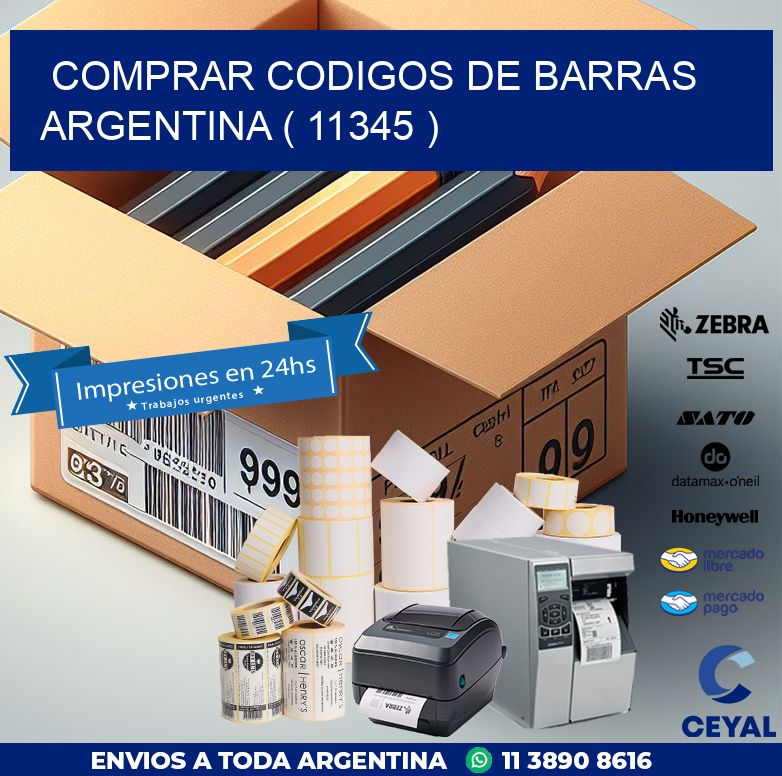 comprar codigos de barras argentina ( 11345 )