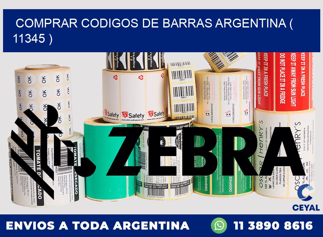 comprar codigos de barras argentina ( 11345 )