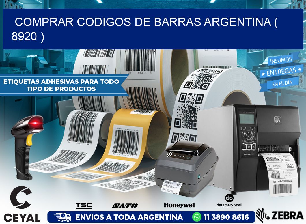 comprar codigos de barras argentina ( 8920 )