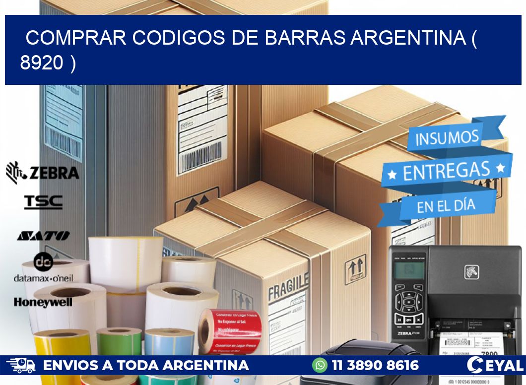 comprar codigos de barras argentina ( 8920 )