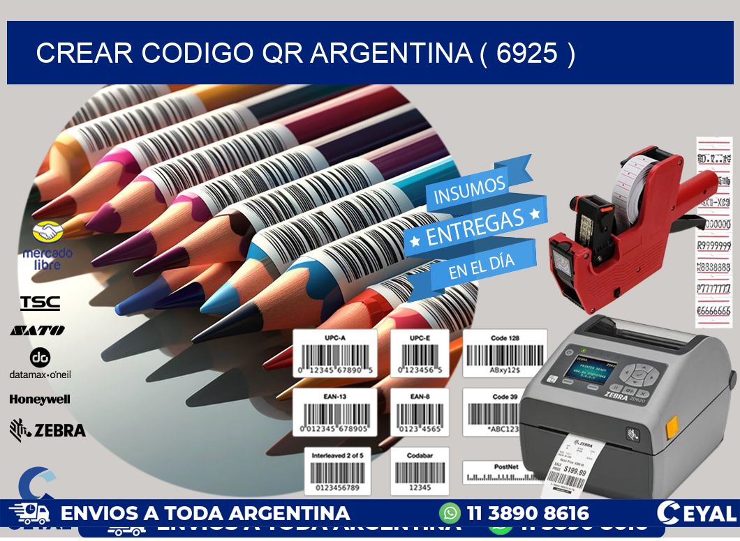 crear codigo qr argentina ( 6925 )