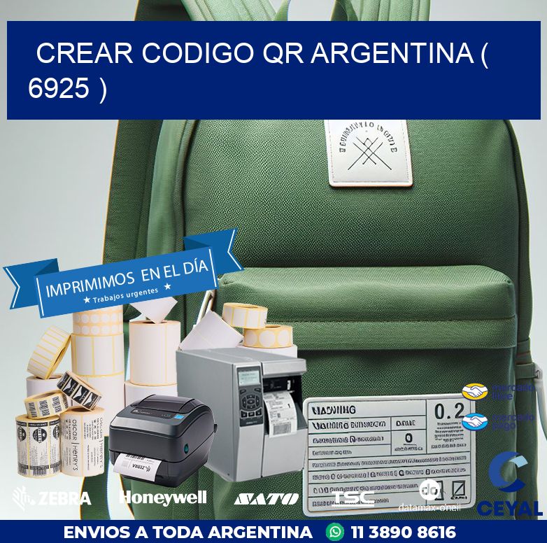 crear codigo qr argentina ( 6925 )