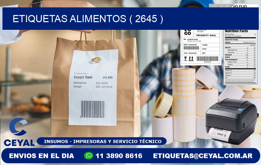 etiquetas alimentos ( 2645 )