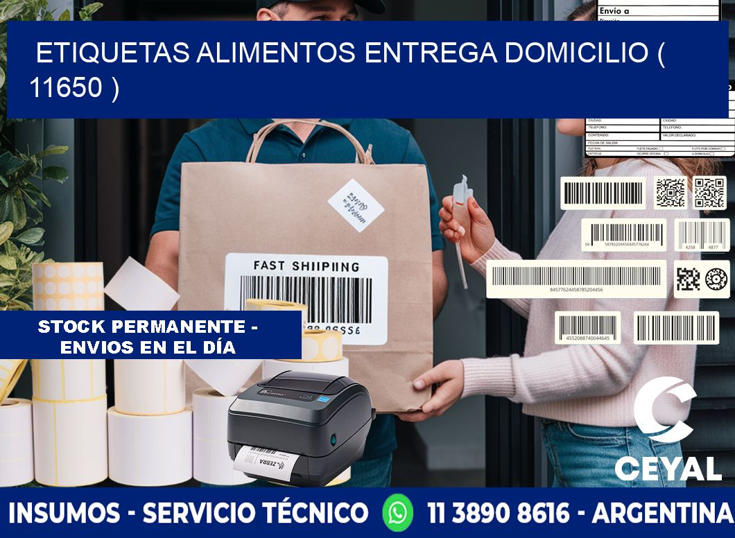 etiquetas alimentos entrega domicilio ( 11650 )