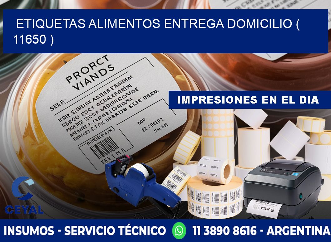 etiquetas alimentos entrega domicilio ( 11650 )