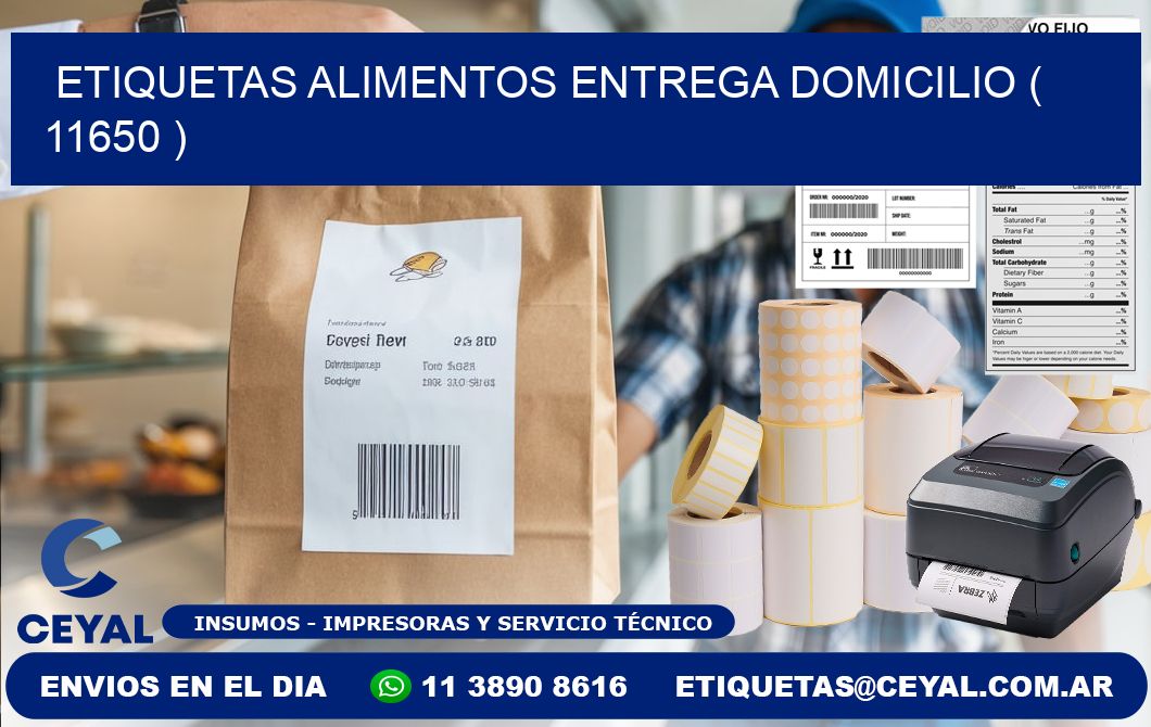 etiquetas alimentos entrega domicilio ( 11650 )