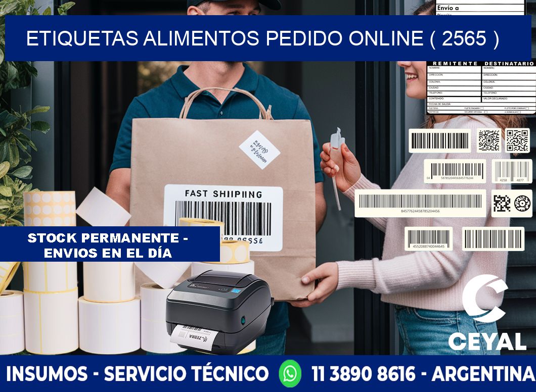 etiquetas alimentos pedido online ( 2565 )