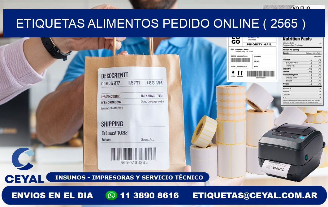 etiquetas alimentos pedido online ( 2565 )