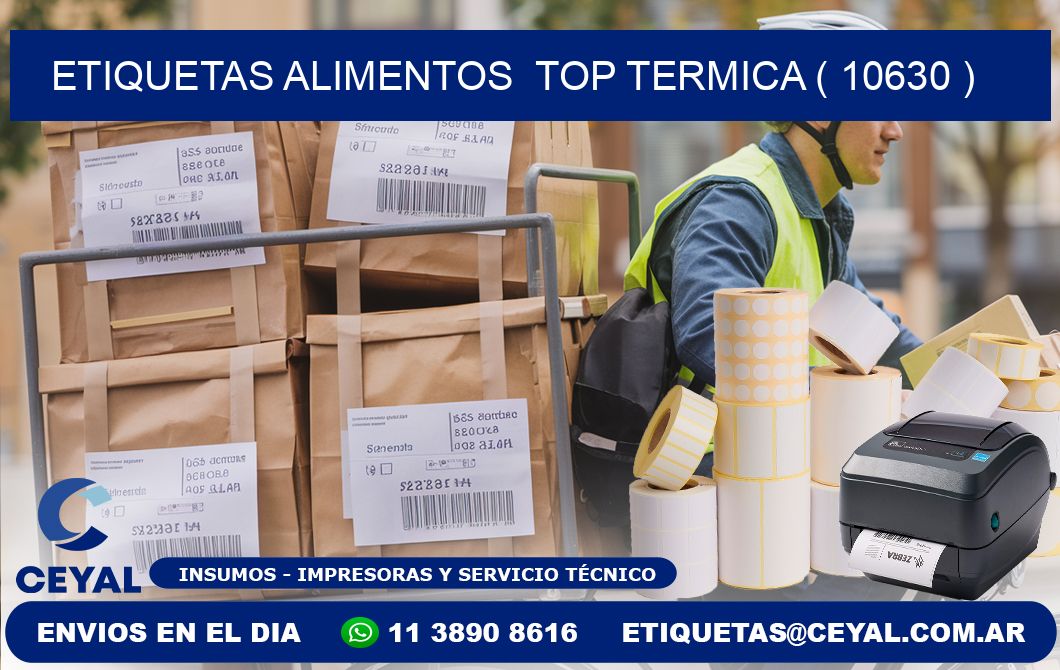 etiquetas alimentos  top termica ( 10630 )