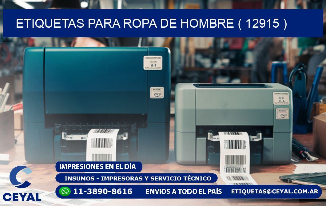 etiquetas para ropa de hombre ( 12915 )