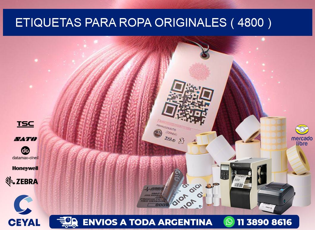 etiquetas para ropa originales ( 4800 )