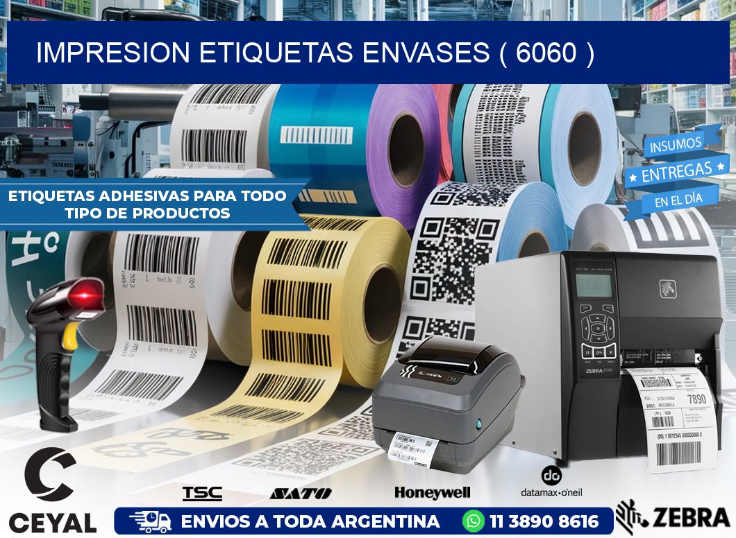 impresion etiquetas envases ( 6060 )