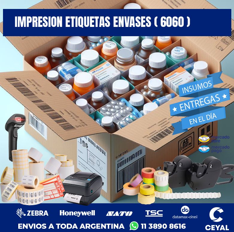 impresion etiquetas envases ( 6060 )