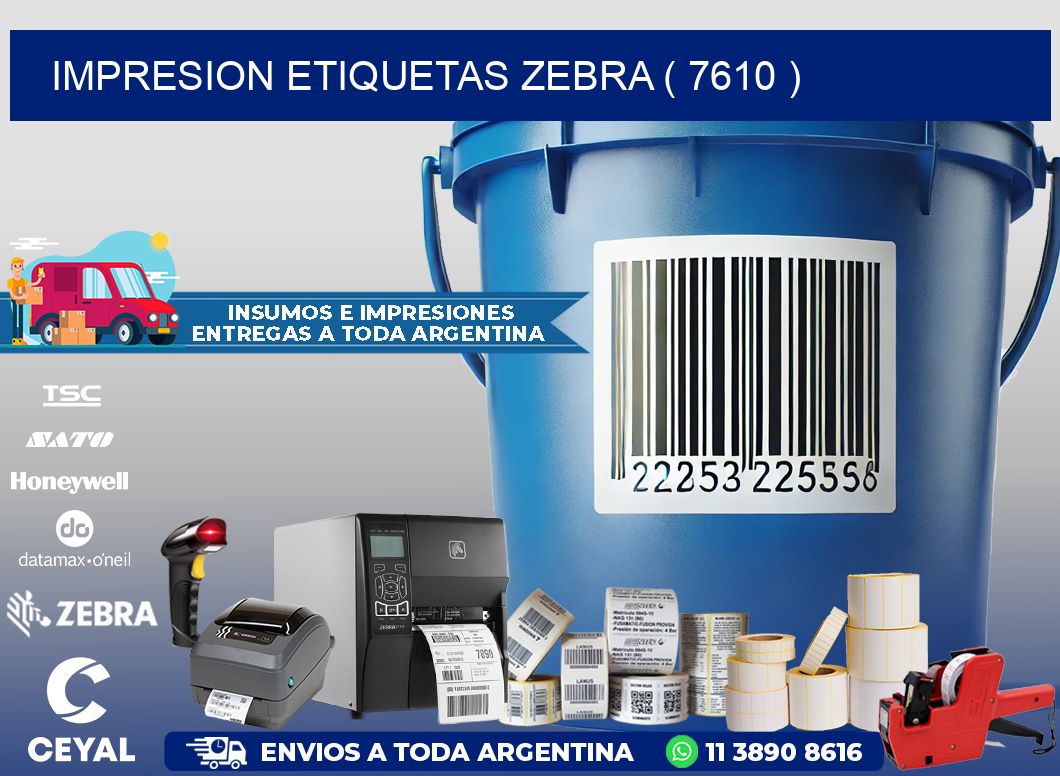 impresion etiquetas zebra ( 7610 )