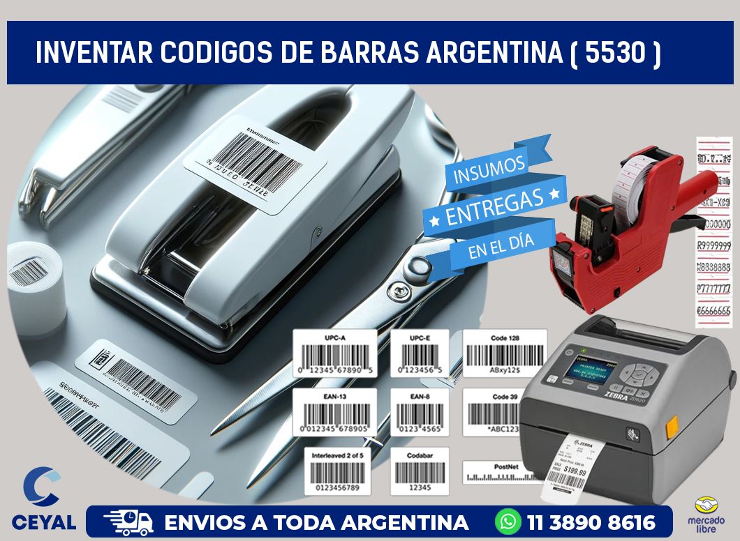 inventar codigos de barras argentina ( 5530 )