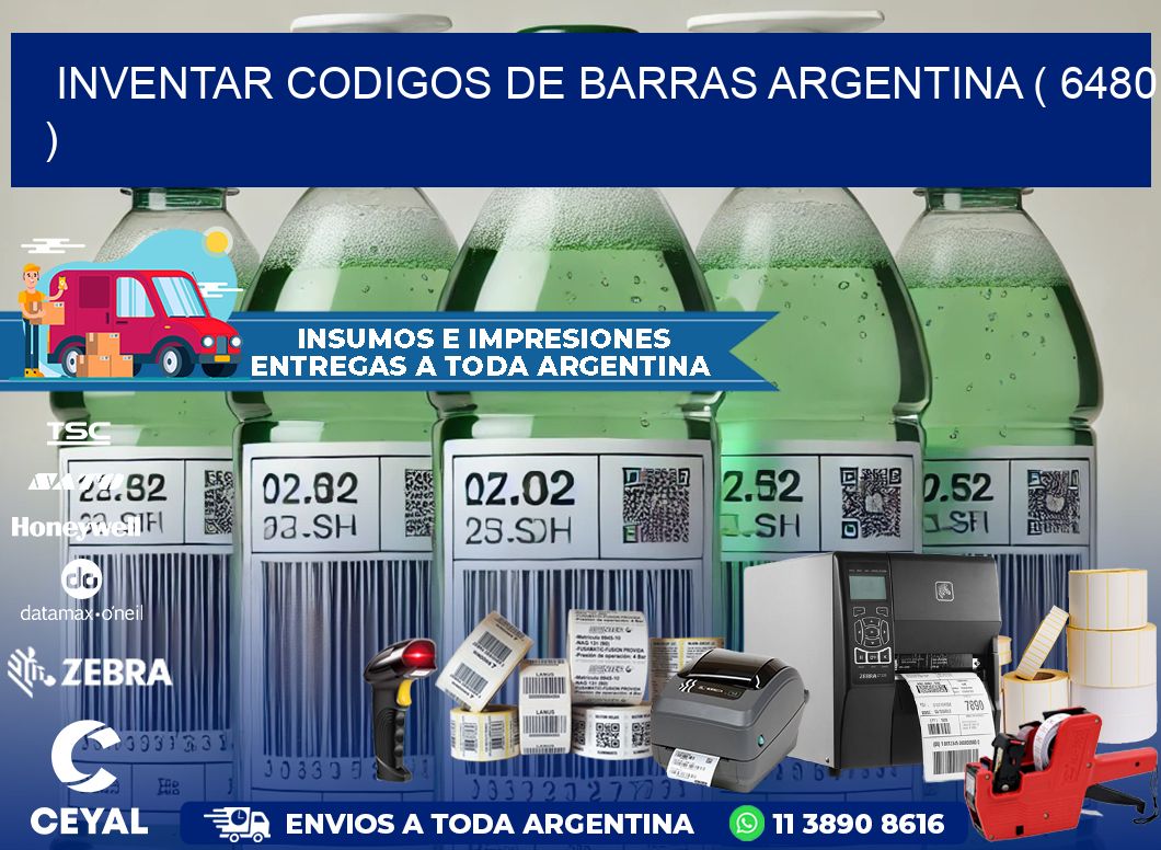 inventar codigos de barras argentina ( 6480 )