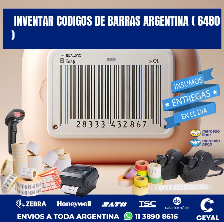 inventar codigos de barras argentina ( 6480 )