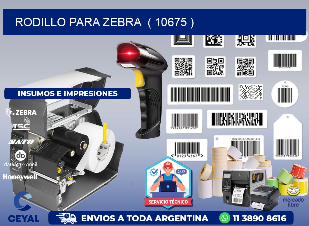 rodillo para zebra  ( 10675 )