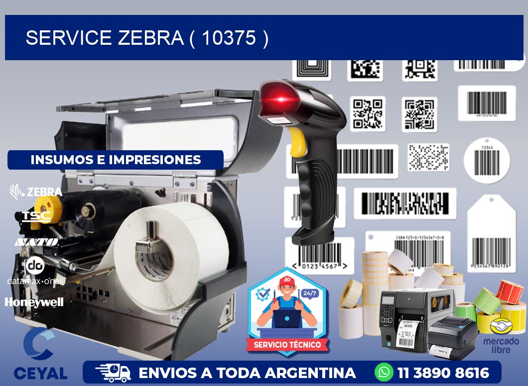 service zebra ( 10375 )