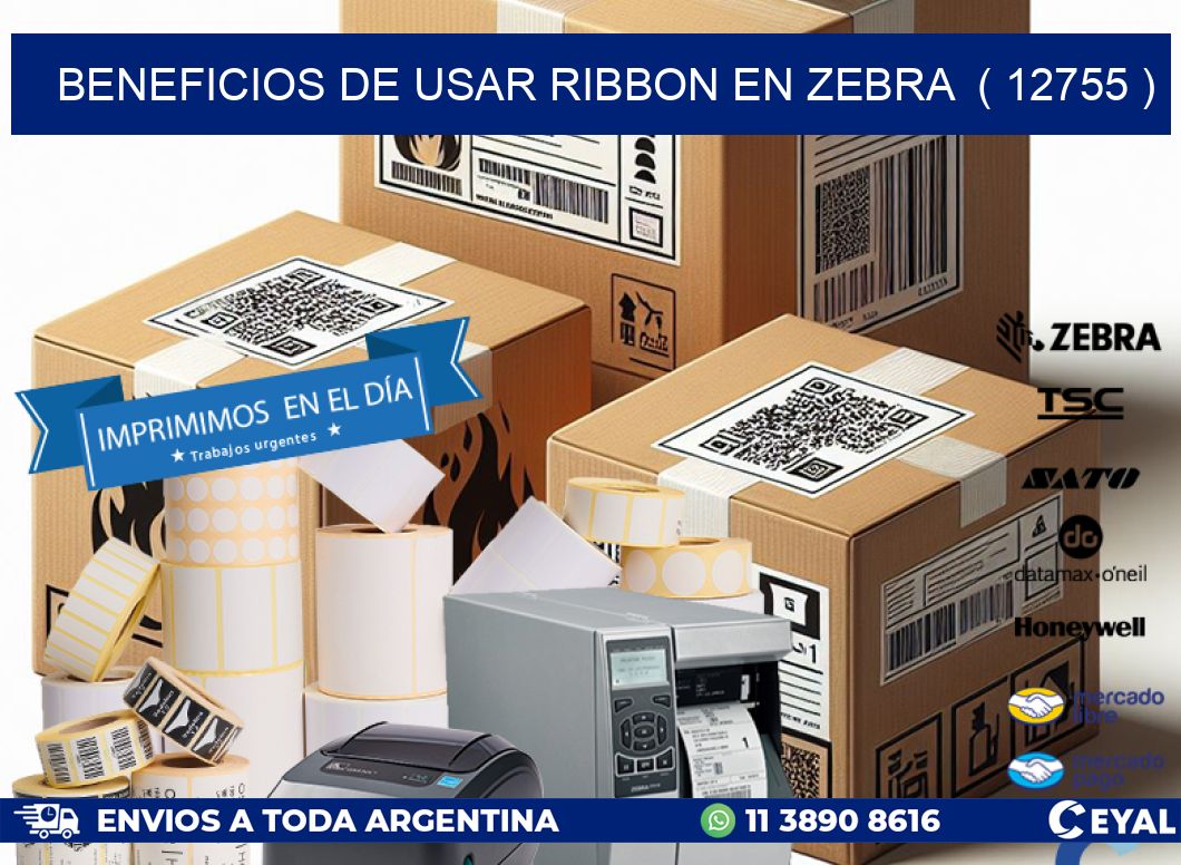 BENEFICIOS DE USAR RIBBON EN ZEBRA  ( 12755 )