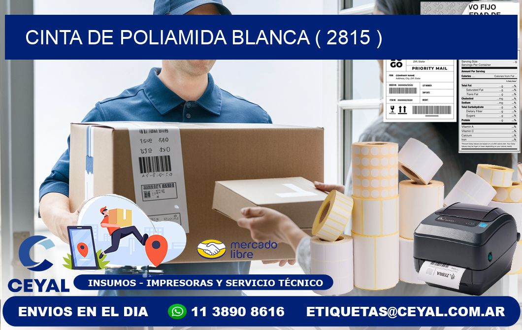 CINTA DE POLIAMIDA BLANCA ( 2815 )