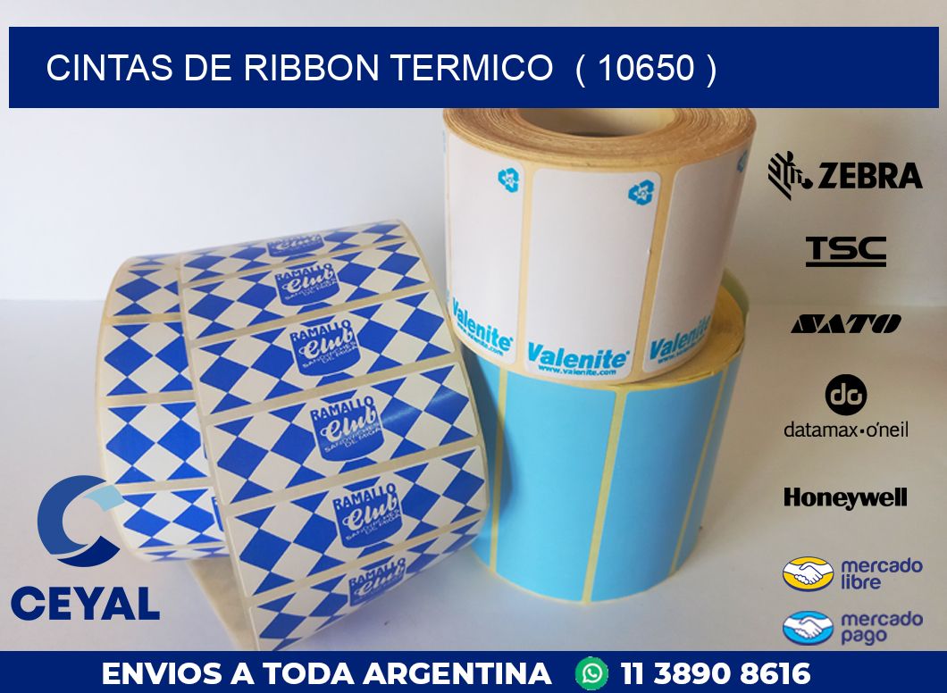 CINTAS DE RIBBON TERMICO  ( 10650 )