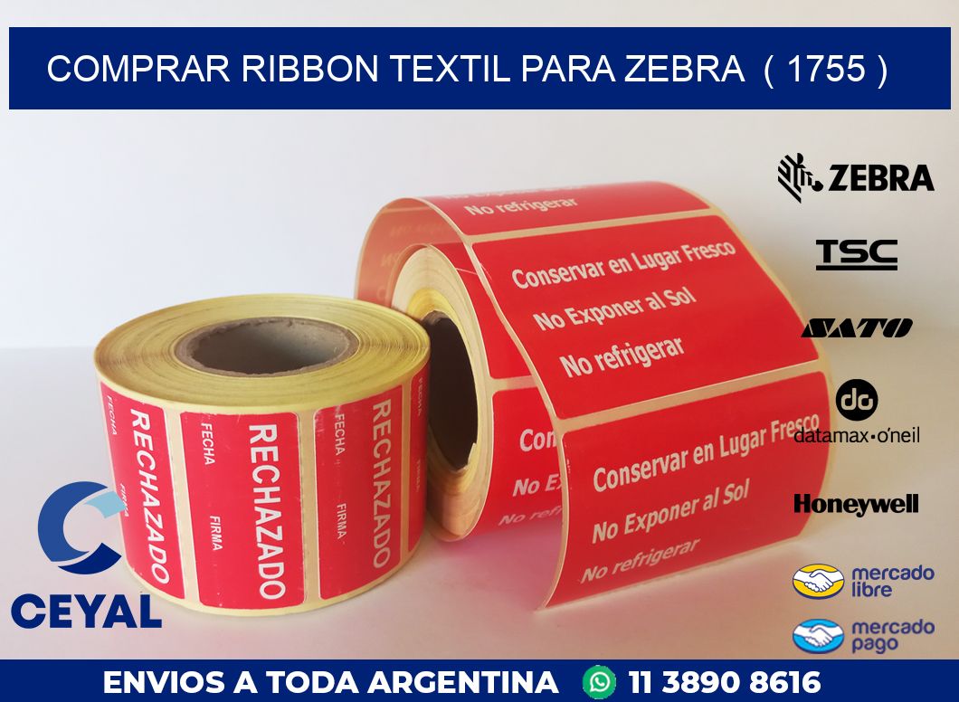 COMPRAR RIBBON TEXTIL PARA ZEBRA  ( 1755 )