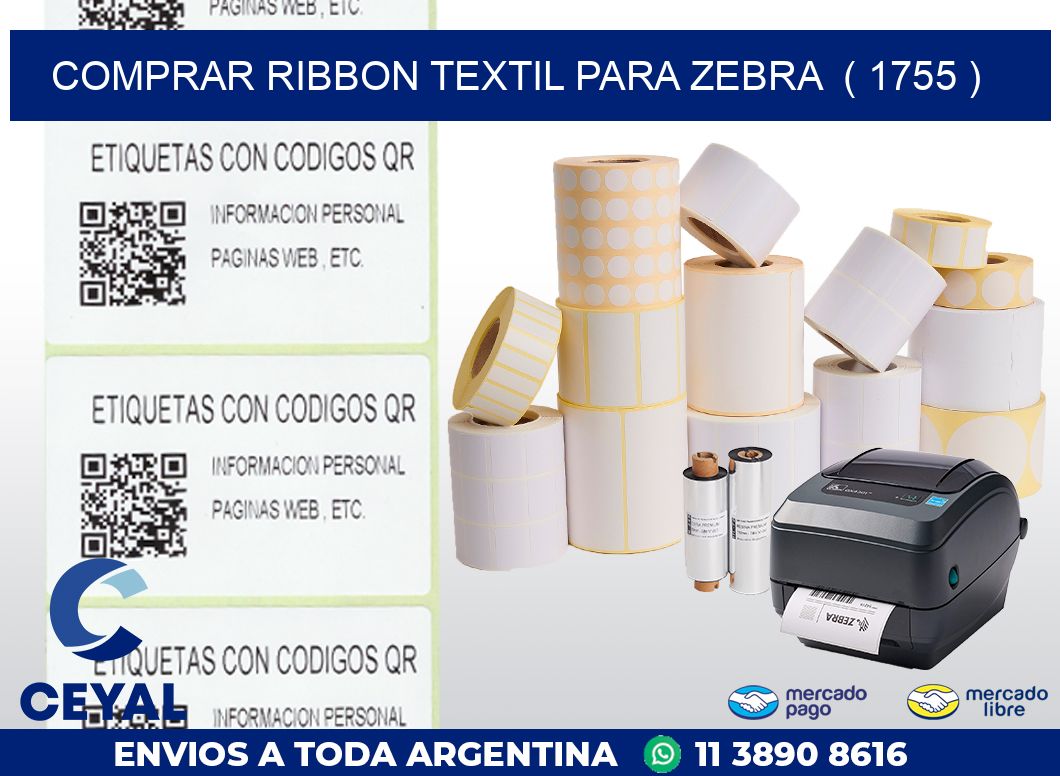 COMPRAR RIBBON TEXTIL PARA ZEBRA  ( 1755 )