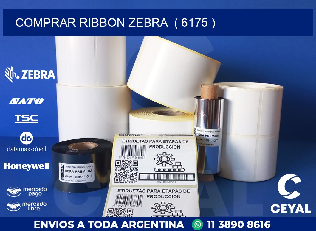 COMPRAR RIBBON ZEBRA  ( 6175 )