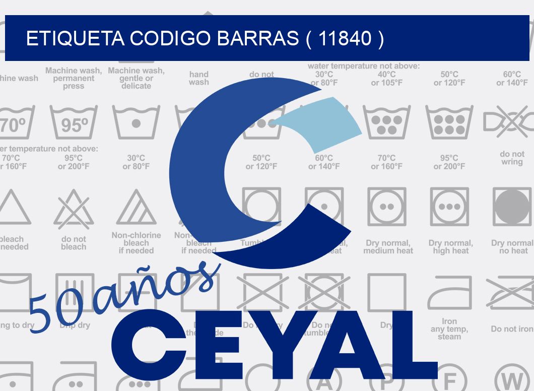 ETIQUETA CODIGO BARRAS ( 11840 )