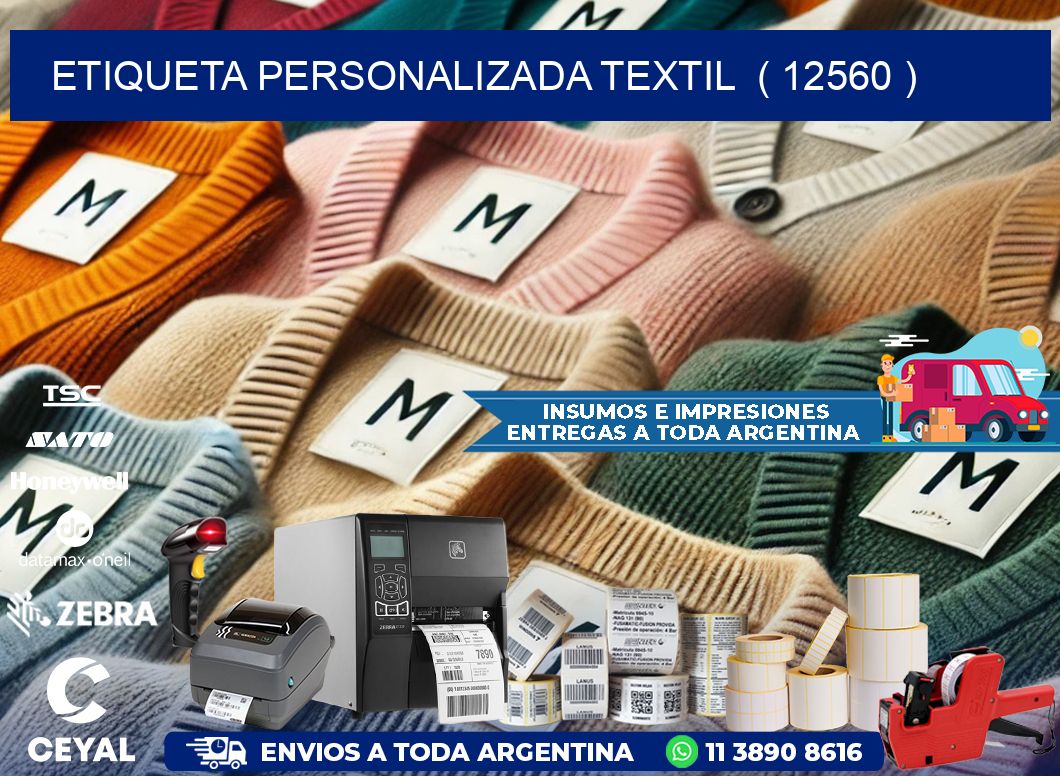 ETIQUETA PERSONALIZADA TEXTIL  ( 12560 )