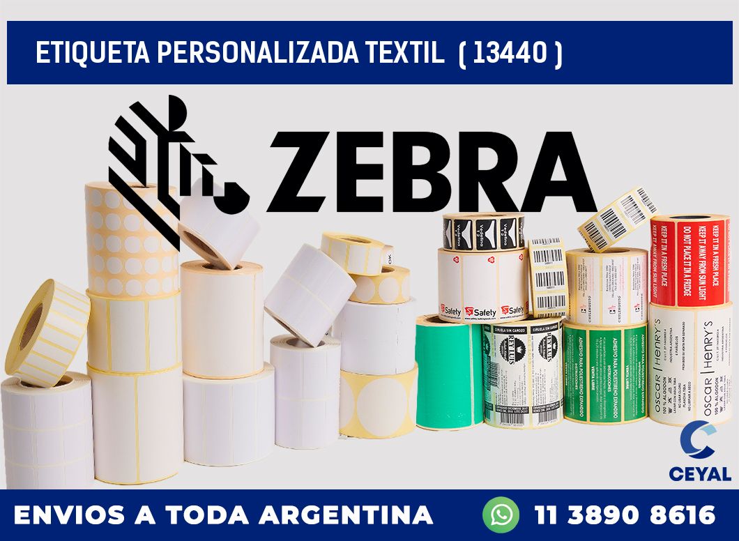 ETIQUETA PERSONALIZADA TEXTIL  ( 13440 )