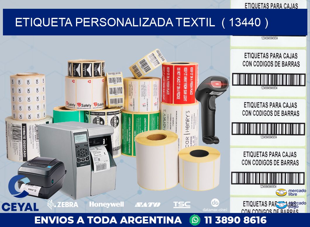 ETIQUETA PERSONALIZADA TEXTIL  ( 13440 )