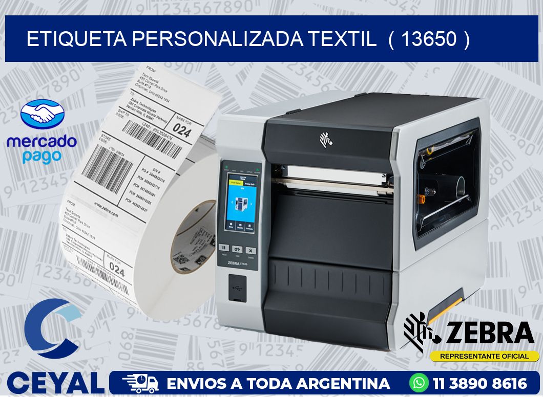 ETIQUETA PERSONALIZADA TEXTIL  ( 13650 )