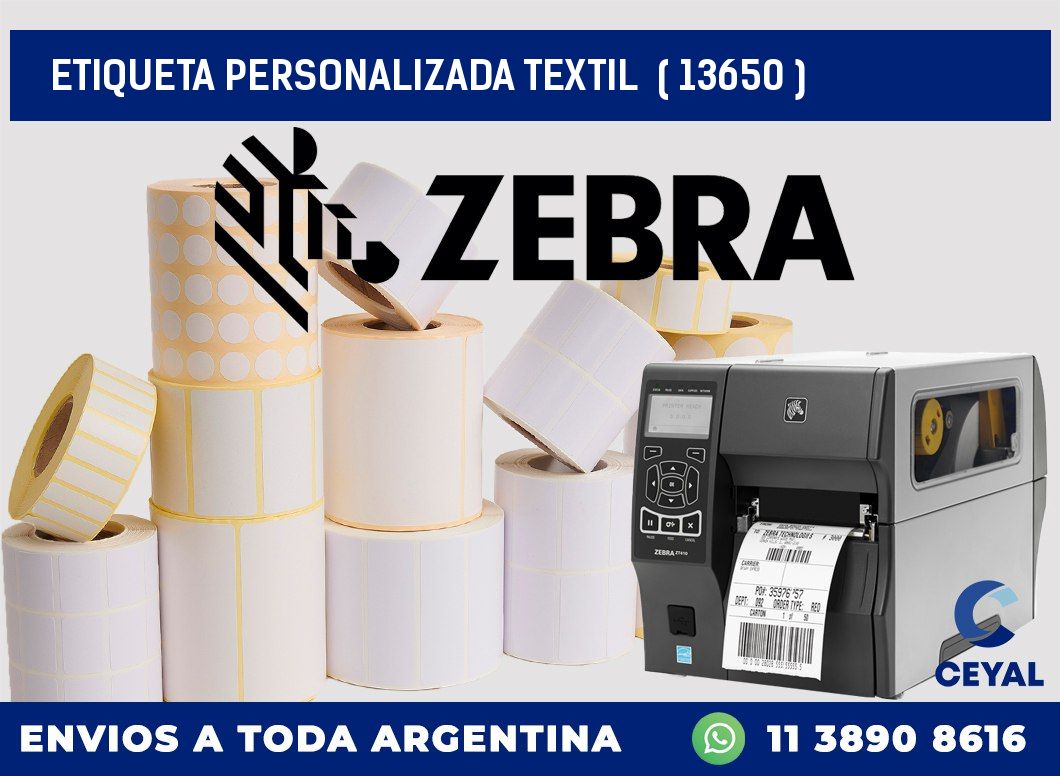 ETIQUETA PERSONALIZADA TEXTIL  ( 13650 )