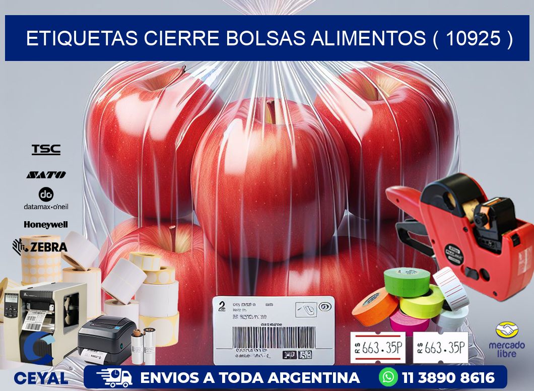 ETIQUETAS CIERRE BOLSAS ALIMENTOS ( 10925 )