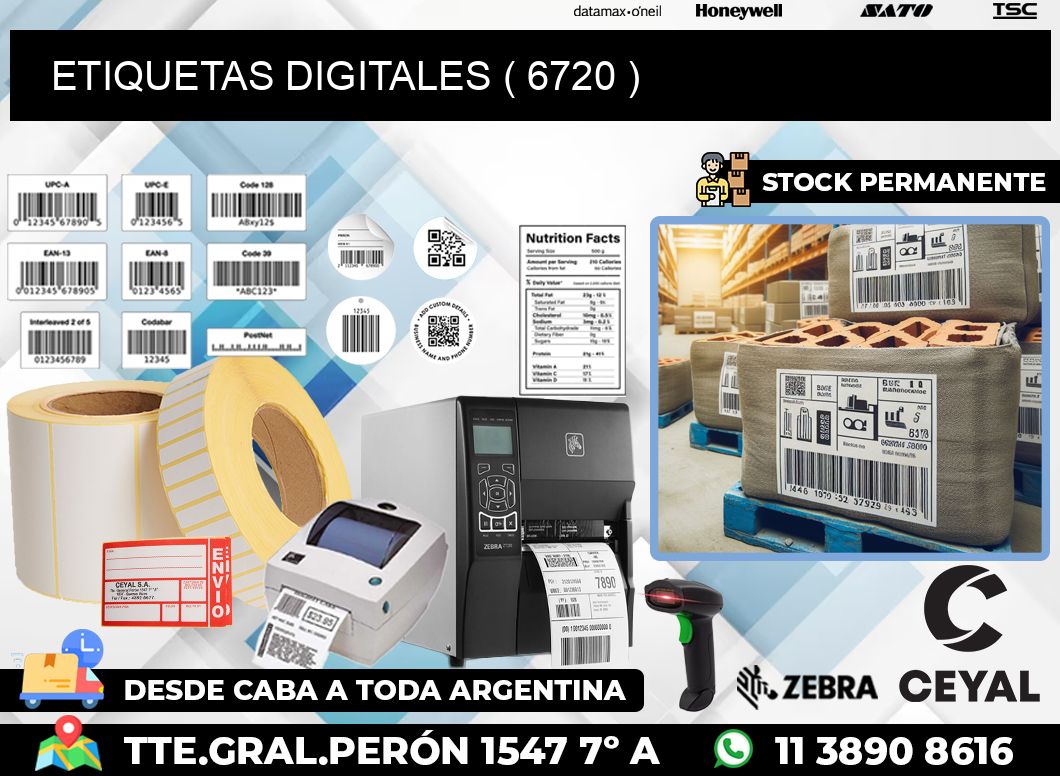 ETIQUETAS DIGITALES ( 6720 )