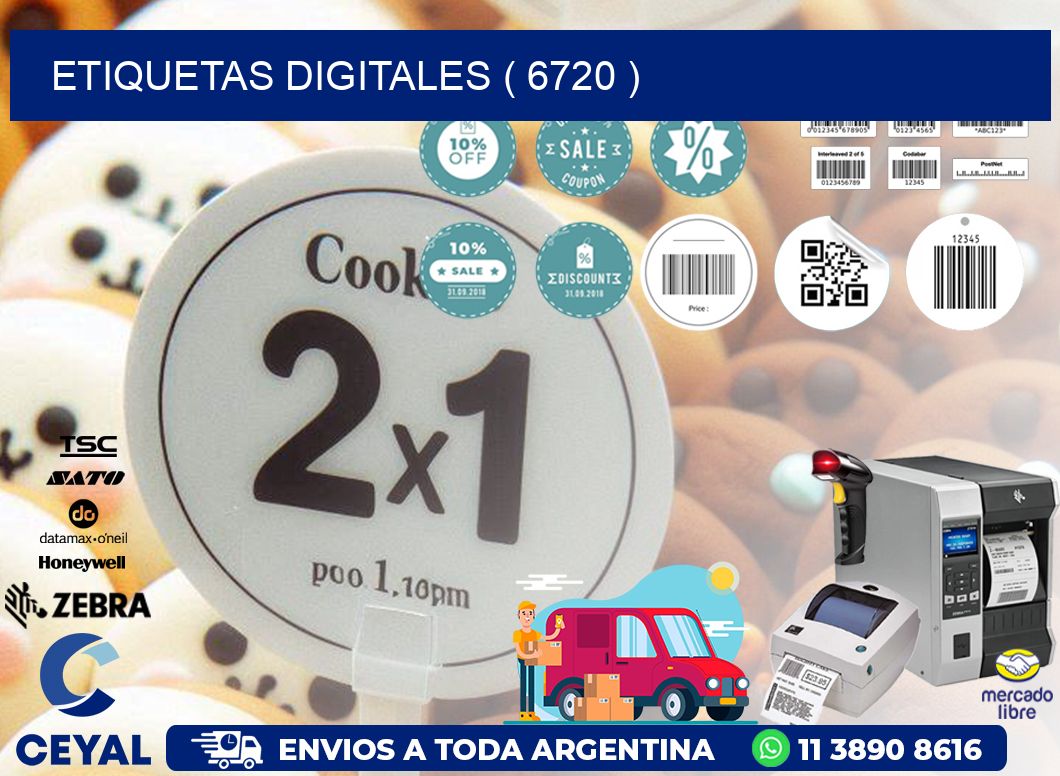 ETIQUETAS DIGITALES ( 6720 )