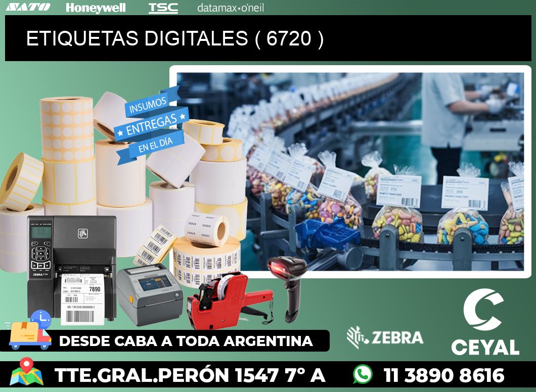 ETIQUETAS DIGITALES ( 6720 )