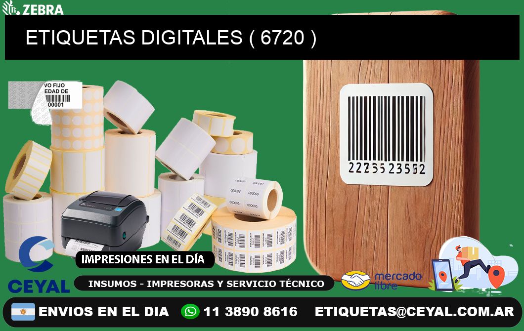 ETIQUETAS DIGITALES ( 6720 )