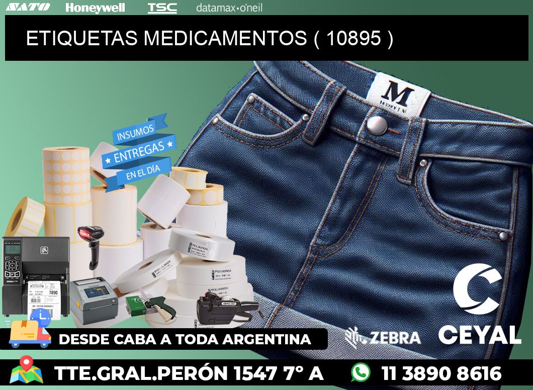 ETIQUETAS MEDICAMENTOS ( 10895 )