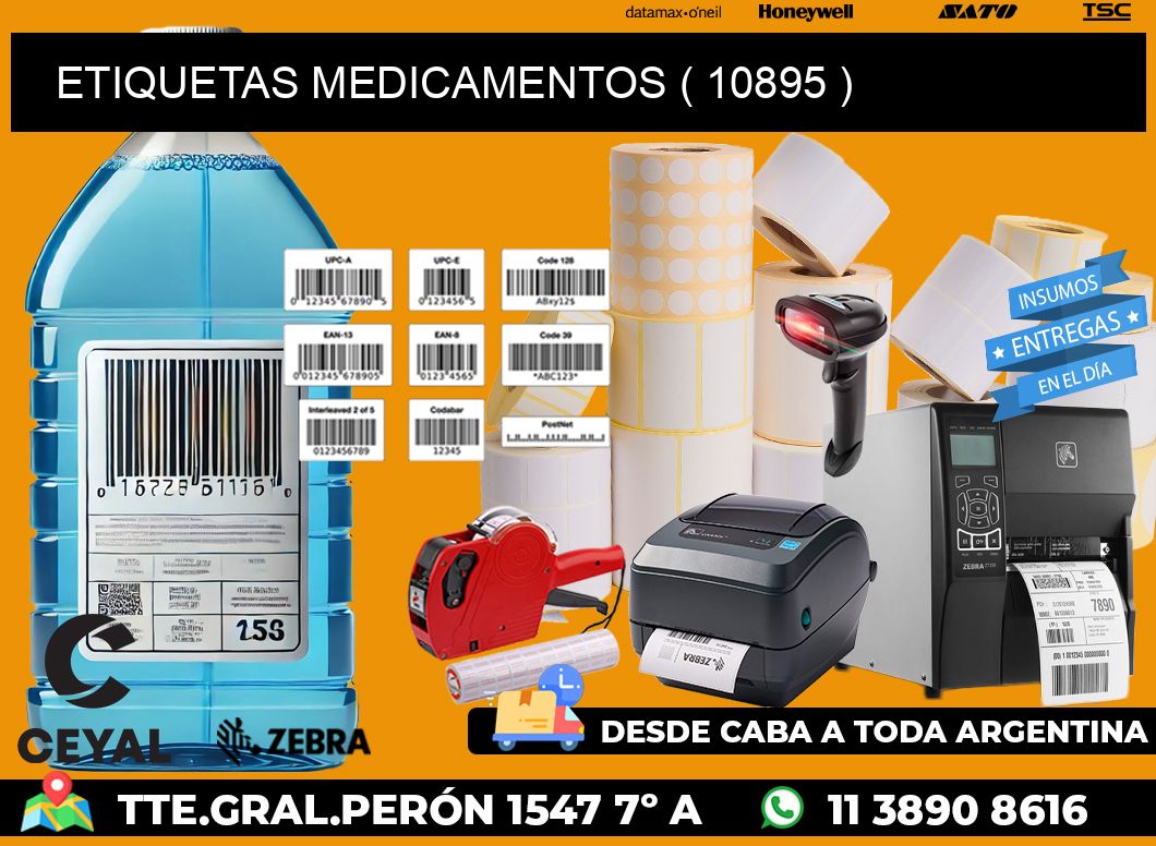 ETIQUETAS MEDICAMENTOS ( 10895 )