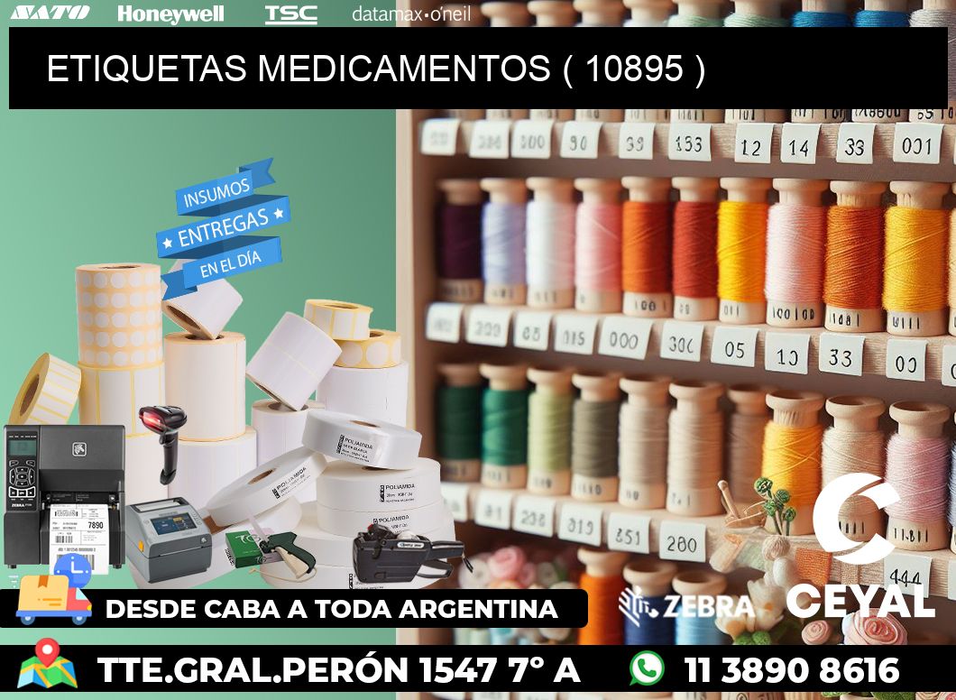 ETIQUETAS MEDICAMENTOS ( 10895 )