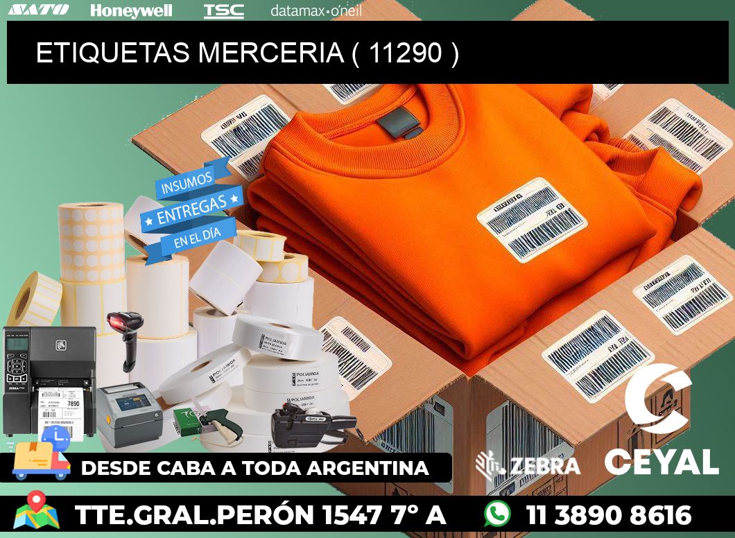 ETIQUETAS MERCERIA ( 11290 )