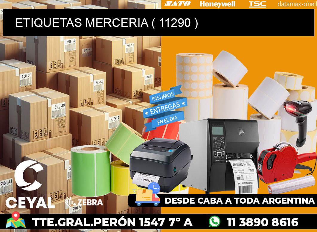 ETIQUETAS MERCERIA ( 11290 )